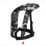 Eyson Inflatable Life Jacket Inflatable Life Vest for Adult Classic Manual (White Camouflage)