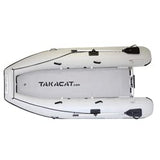 Takacat, Sport Series, Inflatable Dinghy, Fishing Dinghy Boat, Inflatable Dinghy Boat, Inflatable Boat Dinghy, Yacht Dinghy, Inflatable Dinghy with Motor Mount (380S / 3.8 Meters, Gray)