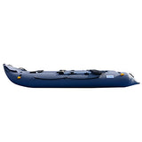 BRIS 14.1ft Inflatable Boat Inflatable Kayak 3 Person Kayak Canoe Fishing Inflatable poonton Boat