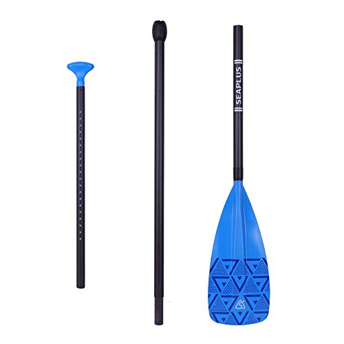 SEAPLUS Carbon Fiber Paddle, 3-PCS Adjustable Paddle for Stand up Paddle Board, SUP Paddle,1.8Lb(818g)