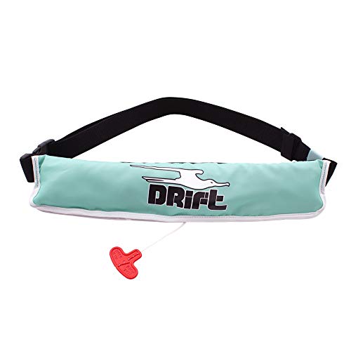 DRIFT Life Jacket, Inflatable PFD Belt Pack, U.S. Coast Guard Approved, CO2 Included, Unisex