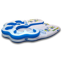 Tropical Tahiti Floating Island 7 Person Inflatable Raft