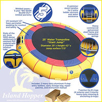 Island Hopper 25' Giant Jump Heavy Commercial Water Trampoline
