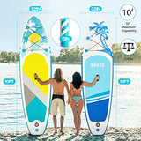 SÄKEE Inflatable Stand Up Paddle Boards with Premium SUP Accessories, Fit for Adults & Youth at All Levels, Traveling Board for Surfing
