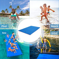 Outroad Water Floating Mat Water Floating Foam Pad for Lakes Lily Pad Beach Floatation Pad for Pools &Beach, Multiple Size, 9'x6' Blue