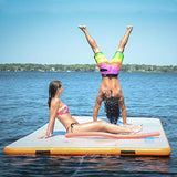 MISSION Boat Gear Reef Mat Inflatable Floating Dock Water Lounge (6.5' x 13')