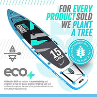 Bluefin SUP Inflatable Stand Up Paddle Board | 6” Thick | Kayak Conversion Kit | All Accessories | Multiple Sizes: Kids, 10’8, 12’, 15' (Carbon 15')…