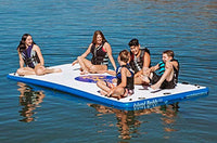 Island Hopper Island Buddy 12 Foot Inflatable Swimming Water Platform