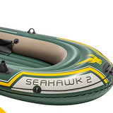 Intex Seahawk 2: 2-Person Inflatable Boat Set with French Oars and Pump