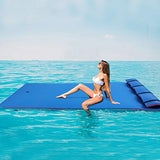 Outroad Water Floating Mat Water Floating Foam Pad for Lakes Lily Pad Beach Floatation Pad for Pools &Beach, Multiple Size, 9'x6' Blue