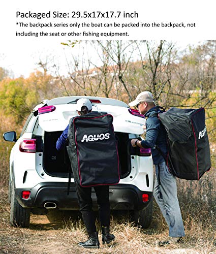 AQUOS 2021 New Backpack Series FM310 10.2ft Inflatable Pontoon Boat wi –  Raft Finder