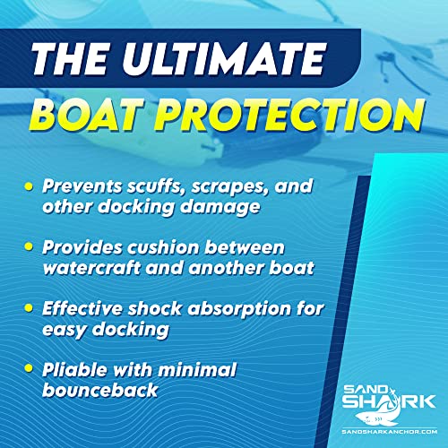 SandShark Boat Fenders - Inflatable Boat Bumpers for Docking