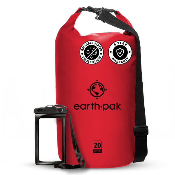 Earth Pak Waterproof Dry Bag - Roll Top Waterproof Backpack Sack Keeps –  Raft Finder