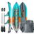 BOTE Zeppelin Aero 12 FT Inflatable Kayak Package Customizable for 1 Single Rider and 2 Person Tandem Rider Blow Up Family Friendly Fishing Hunting Multiple Colors