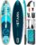 CETANA 11’6×35″ Extra Wide Stand Up Paddle Board for Adults & Youth, 400lb Capacity Inflatable Paddle Board, Sup for 2+1 Person with Removable US Fin, 100L Backpack, Floating Paddle, Safety Leash